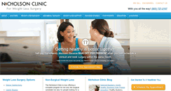 Desktop Screenshot of nicholsonclinic.com